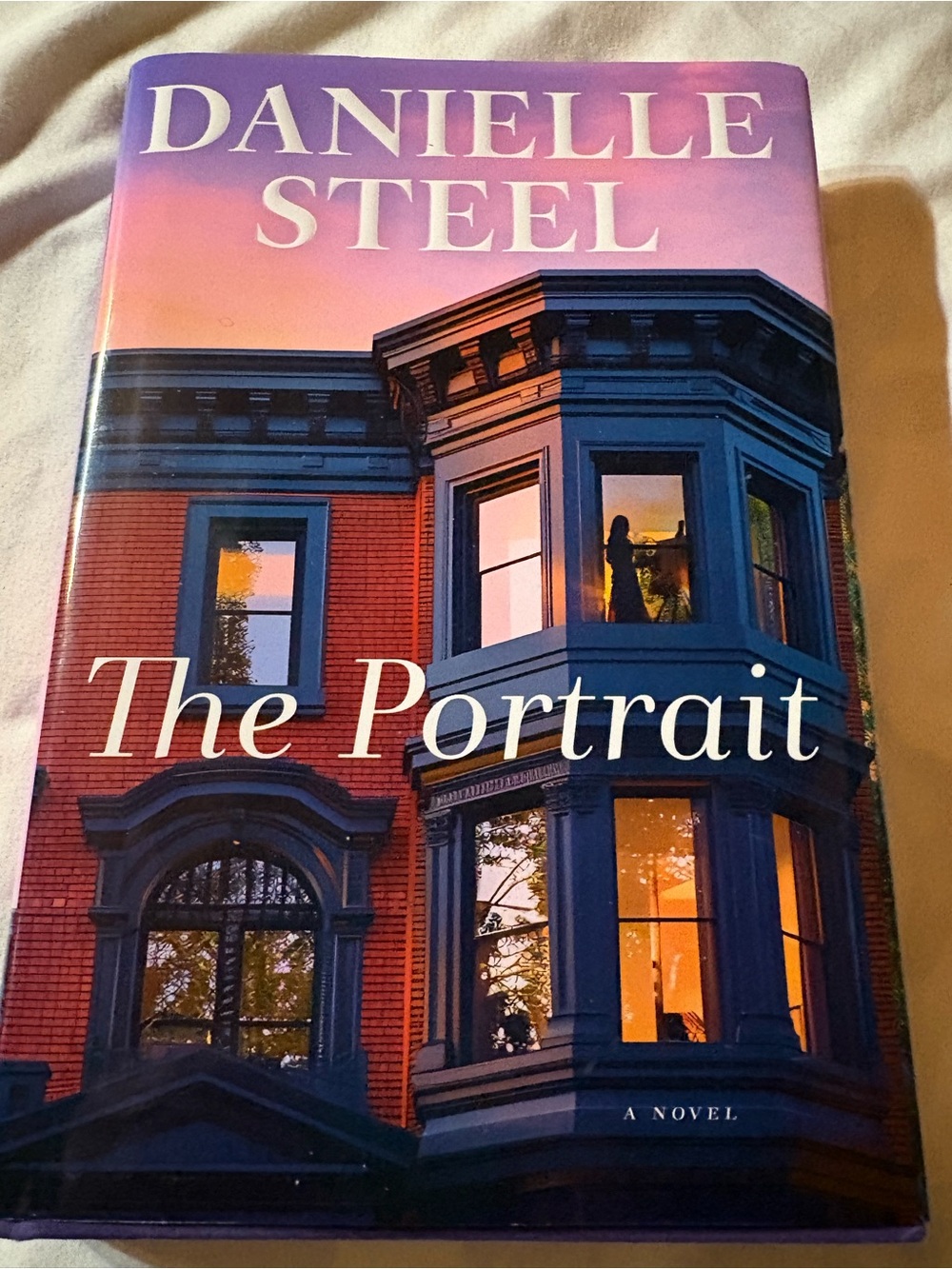 Danielle Steel The Portrait - Purple and Blue Hardcover Novel